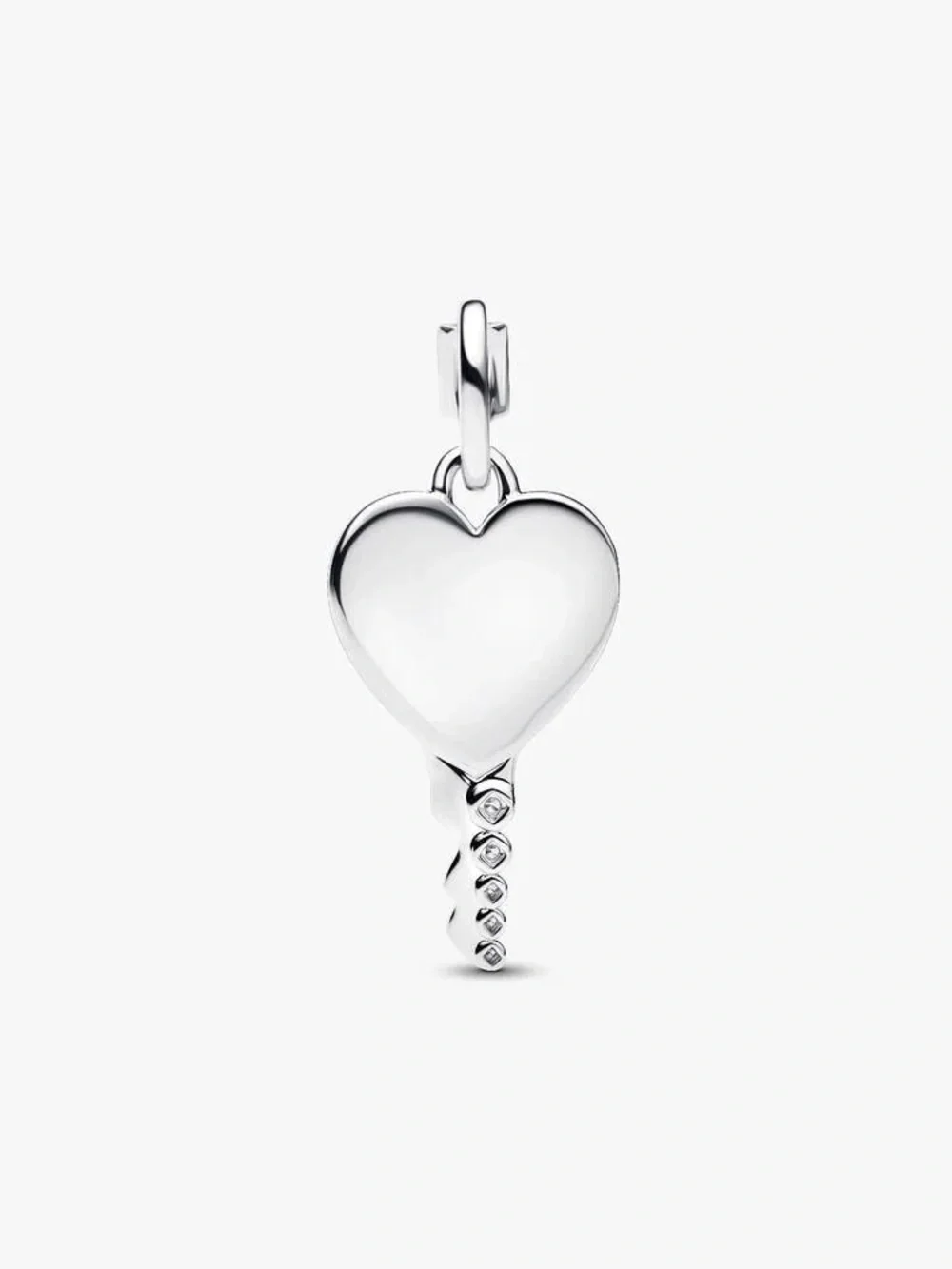 Pandora Engravable Heart Key Pendant